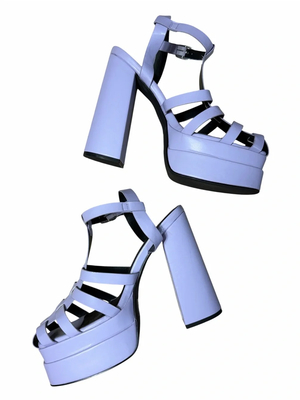 Fashion Nova Lavender Alessia Platform Heels Womens 8.5